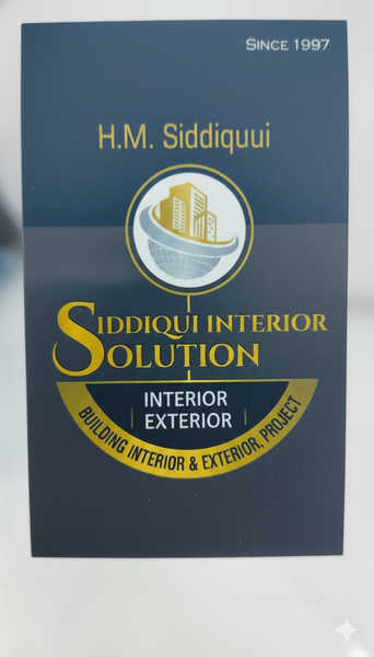 Cover photo of Siddiqui Interior Solutions